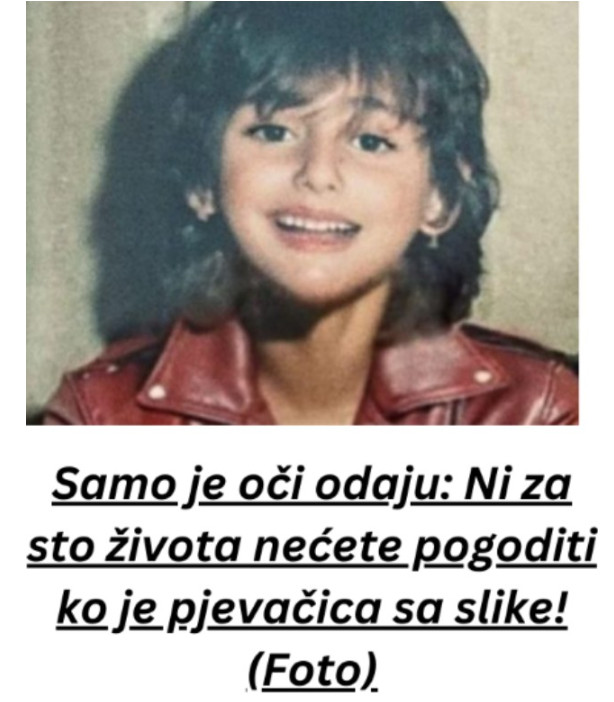SAM0 JE 0Čl 0DAJU: Ni za 100 života nećete pogoditi ko je pjevačica sa slike! - featured image