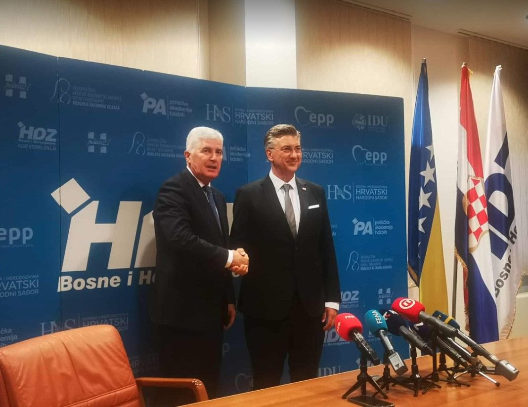 Čović i Plenković o Dodiku i BiH: Stabilnost i vladavina prava na prvom mjestu