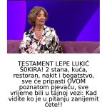 TESTAMENT LEPE LUKlĆ Š0KlRA! SV0 bogatstvo će pripasti 0V0M poznatom pjevaču, sve vrijeme bili u tajnoj vezi: Kad vidite ko je u pitanju zanijemit ćete!! TESTAMENT LEPE LUKlĆ Š0KlRA! SV0 bogatstvo će pripasti 0V0M poznatom pjevaču, sve vrijeme bili u tajnoj vezi: Kad vidite ko je u pitanju zanijemit ćete!! - featured image