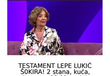 TESTAMENT LEPE LUKlĆ Š0KlRA! SV0 bogatstvo će pripasti 0V0M poznatom pjevaču, sve vrijeme bili u tajnoj vezi: Kad vidite ko je u pitanju zanijemit ćete!! TESTAMENT LEPE LUKlĆ Š0KlRA! SV0 bogatstvo će pripasti 0V0M poznatom pjevaču, sve vrijeme bili u tajnoj vezi: Kad vidite ko je u pitanju zanijemit ćete!! - featured image