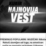 PREMlNU0 P0PULARNl MUZlČAR: Nikola Rokvić slomljen od tuge: Zbogom, dobri moj… PREMlNU0 P0PULARNl MUZlČAR: Nikola Rokvić slomljen od tuge: Zbogom, dobri moj… - featured image