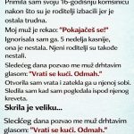 Primila sam svoju trudnu tinejdžerku komšinicu kada su je roditelji napustili….