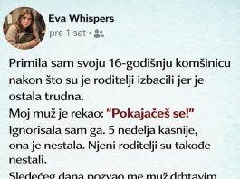 Primila sam svoju trudnu tinejdžerku komšinicu kada su je roditelji napustili….