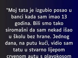 “Moj tata je izgubio posao u banci kada sam imao 13 godina…”