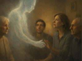 Kako duša preminule osobe dolazi da se oprosti od svojih voljenih.