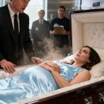 Dok je kremacija počela, otvorio je lijes za posljednji oproštaj — i vidio kako se trbuh njegove pokojne supruge miče. Zaustavio je sve. Pozvani su liječnici i policija, a istina je ispunila dvoranu tišinom.