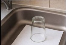 Nećete verovati šta se dešava ako ostavite okrenutu čašu i parče papira u sudoperi pre odmora