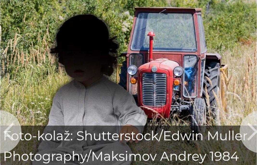 NOVI DETALJI UŽASA KOD GROCKE: Otac ispustio sina (1,5) pod točkove traktora, ljekari se bore za život bebe - featured image