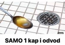 SAMO 1 kap i odvod se nikad ne začepljuje niti smrdi