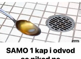 SAMO 1 kap i odvod se nikad ne začepljuje niti smrdi