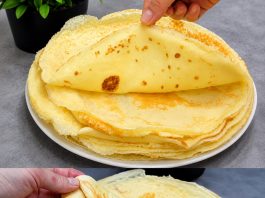 Palačinci sa merama “sve po četiri” – jednostavniji i tačniji recept nećete naći…