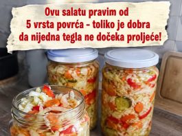 Ovu salatu pravim od 5 vrsta povrća – toliko je dobra da nijedna tegla ne dočeka proljeće!