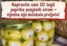 PAPRIKE PUNJENE SIROM…Toliko ukusne da se pojedu za tren oka…