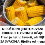NIPOŠTO NE JEDITE KUVANI KUKURUZ U OVOM SLUČAJU Pravi je ljetnji favorit, ali NIJE ZA SVAKOGA: Bježite od njega ako..