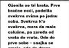 Oženila se tri brata. Prve bračne noći, podijelila svekrva…