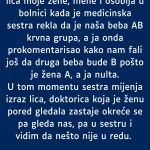 Supruga A krvna grupa a ja nulta- RODILA mi bebu AB- MOJ KOMENTAR je zaledio sestricu u bolnici a i suprugu Supruga A krvna grupa a ja nulta- RODILA mi bebu AB- MOJ KOMENTAR je zaledio sestricu u bolnici a i suprugu - featured image
