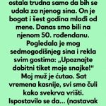 Svekrva je snahu pred svima nazvala „dobitnim tiketom“ zbog unuka, ali nije očekivala ono što je uslijedilo! Svekrva je snahu pred svima nazvala „dobitnim tiketom“ zbog unuka, ali nije očekivala ono što je uslijedilo! - featured image